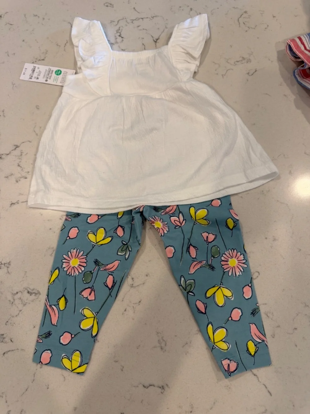 Carter’s Baby Girl 2-Piece Outfit Set | NWT | Floral Leggings